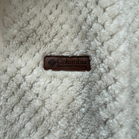 Fuzzy Columbia Zip-Up - Picture 2 of 3